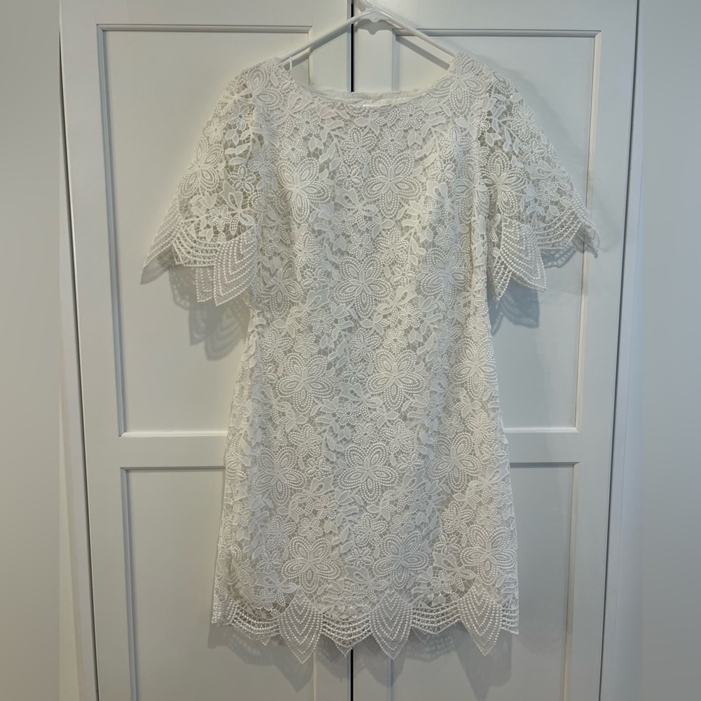 White Lace Anthropologie Dress